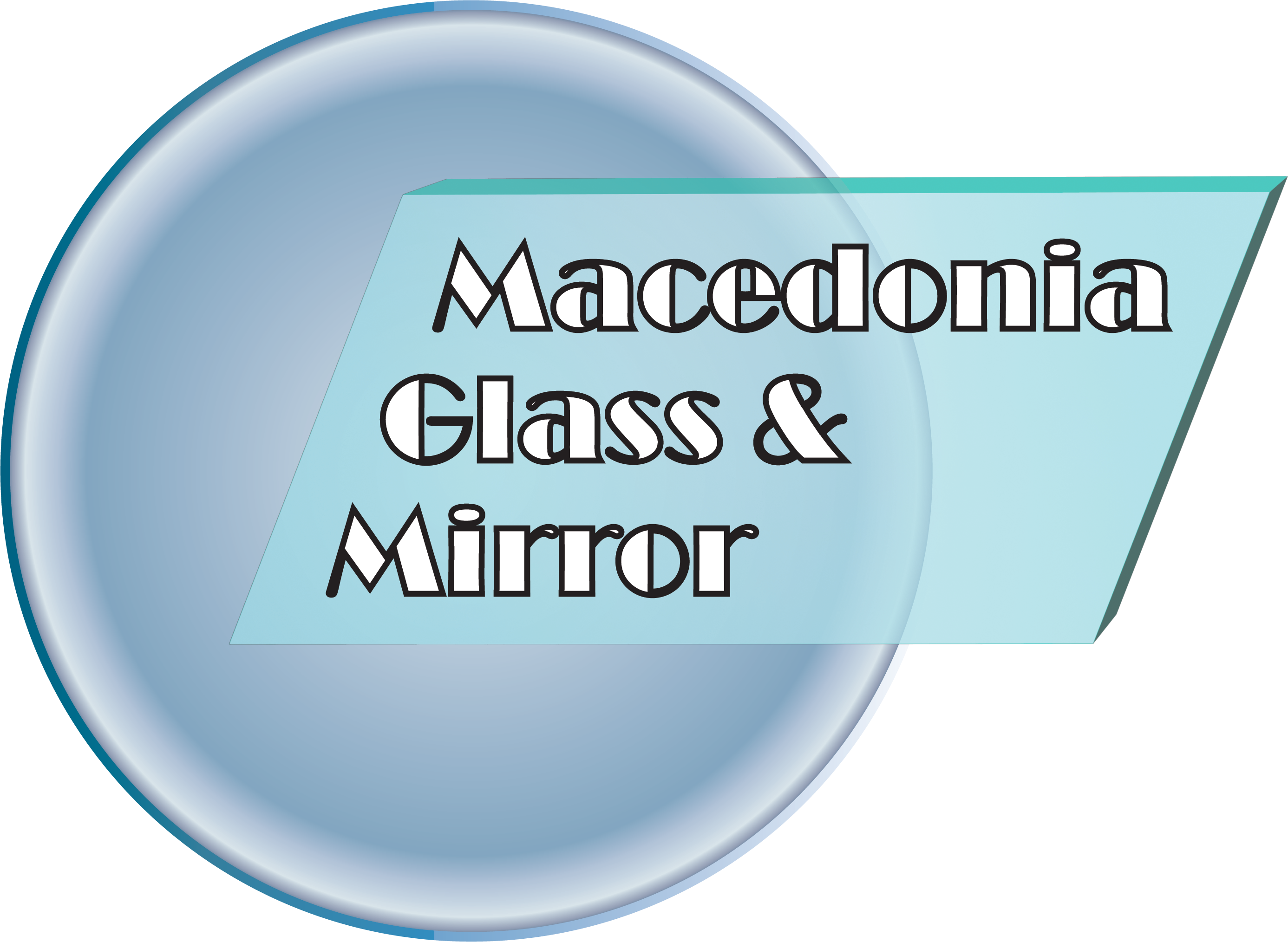 Macedonia Glass Logo Design